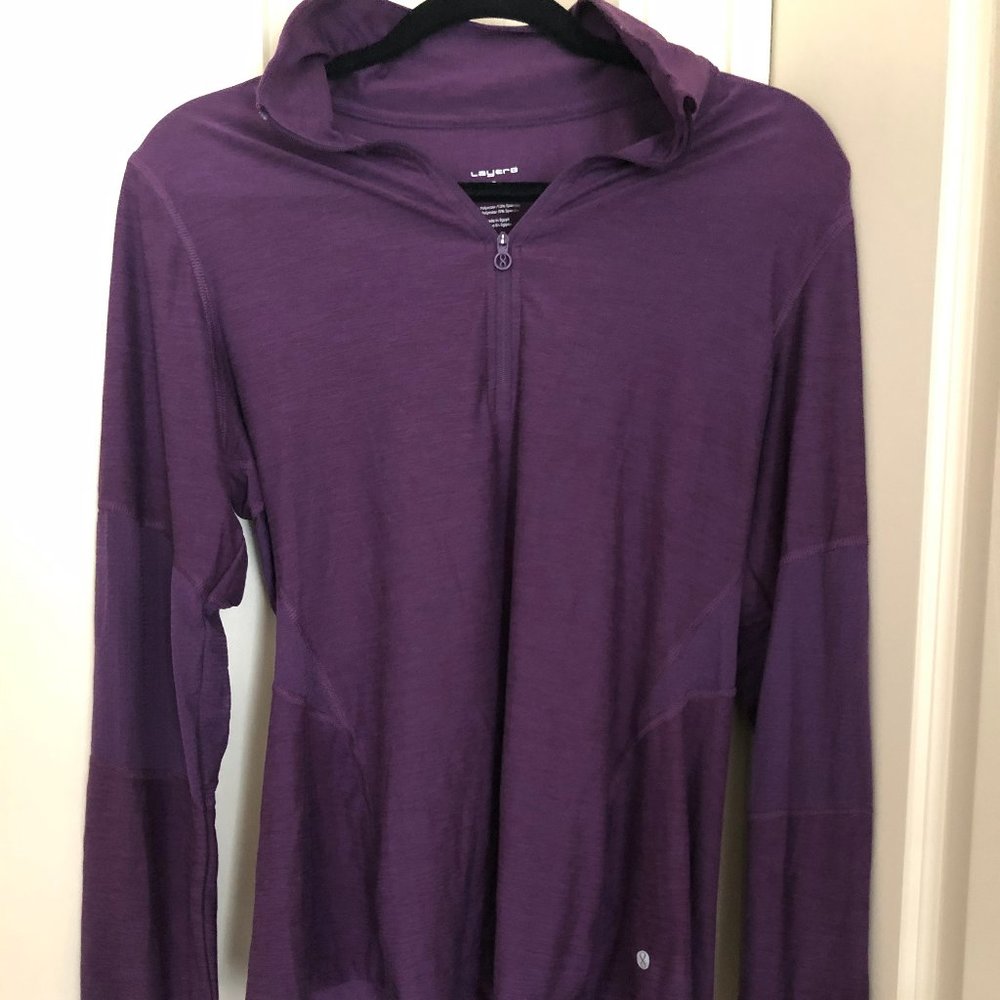 Layer 8 Plum Athletic Quarter Zip